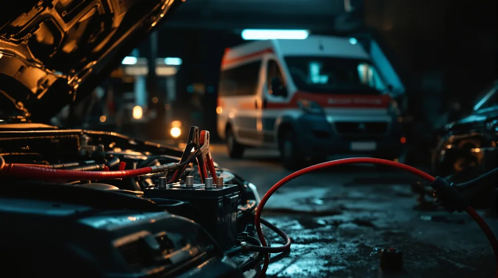 Akü Hizmeti — Mobil takviye / jumper bağlantı